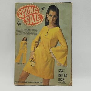 1969 National Bellas Hess Spring Sale Vintage Catalog Shopping Nostalgia Collect
